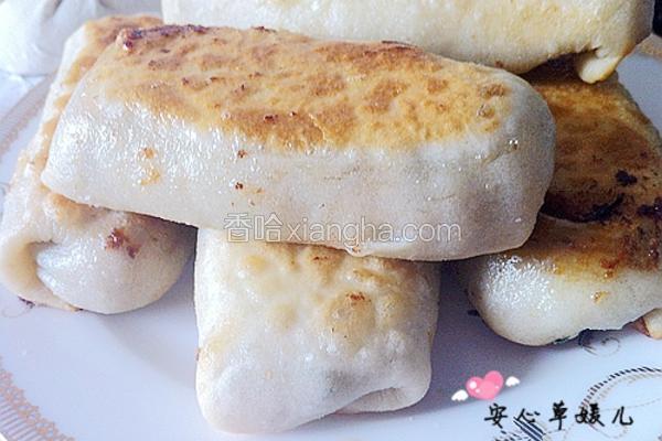 猪肉茼蒿小煎饼