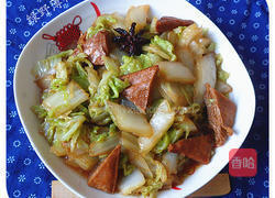 香干炒白菜的做法图解8