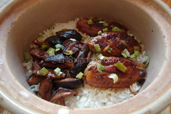 砂锅鸡翅饭