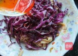 咖喱包菜腐竹的做法图解5