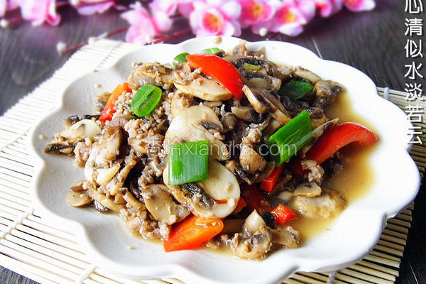 肉末口蘑