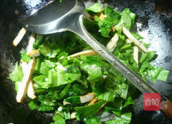 香干炒油麦菜的做法图解7