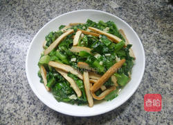 香干炒油麦菜的做法图解11