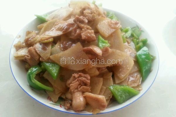 青椒土豆片炒肉