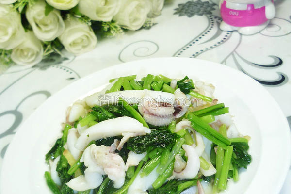 咸菜炒墨鱼