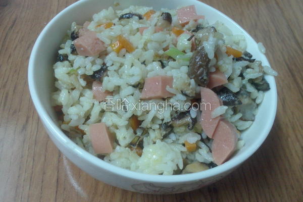 香菇蛋炒饭
