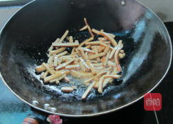 煎辣椒烧豆腐丝的做法图解4