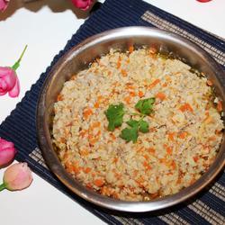 胡萝卜马蹄蒸肉饼的做法[图]