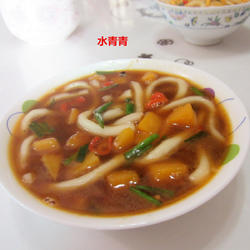 南瓜丁煮粉的做法[图]