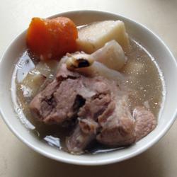 淮山胡萝卜扇骨汤的做法[图]