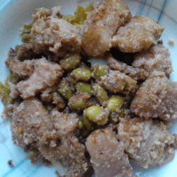 毛豆粉蒸肉的做法[图]