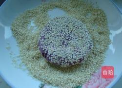 豆浆紫薯豆沙饼的做法图解14
