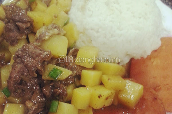 土豆牛肉饭