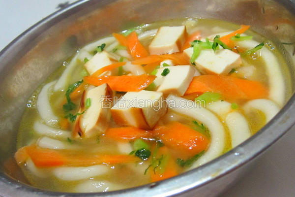 豆腐胡萝卜煮粉