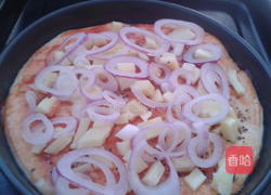 素食花菇披萨的做法图解4