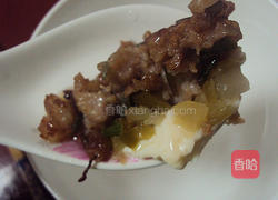 榨菜肉末蒸豆腐的做法图解6