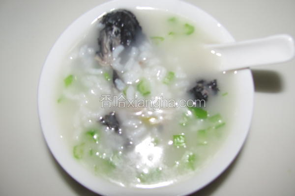 养生乌鸡粥