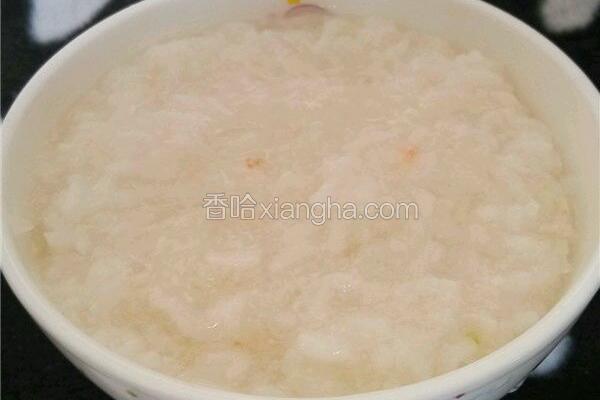 冬瓜虾仁粥