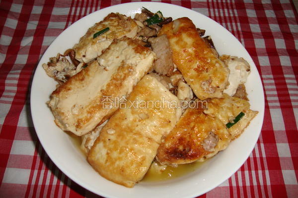鲍汁香菇豆腐煲