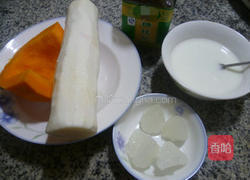 桂花山药南瓜羹的做法图解1