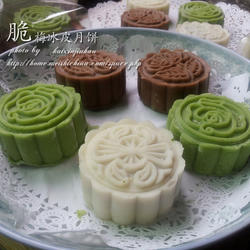 脆梅冰皮月饼的做法[图]