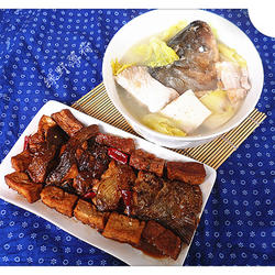 鲢鱼烧豆腐的做法[图]