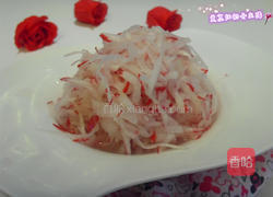 糖醋水萝卜的做法图解3