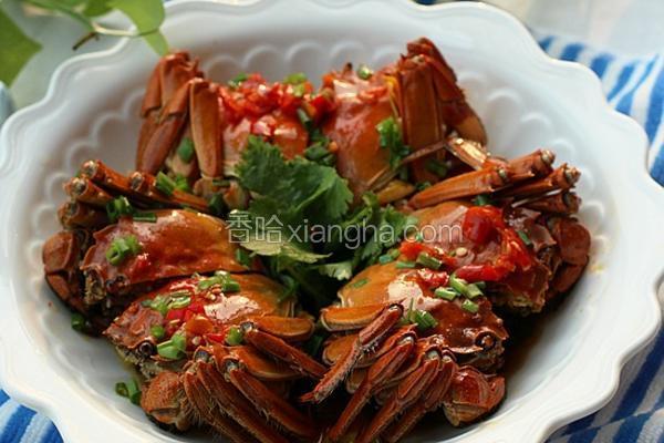 葱油大闸蟹