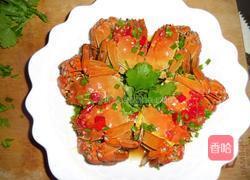 葱油大闸蟹的做法图解8