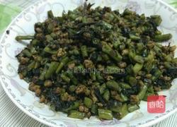 橄榄菜肉沫豆角的做法图解6