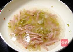 咸肉火腿白菜汤的做法图解5