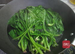 陈醋菠菜的做法图解2