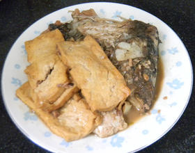 鱼头炖豆腐[图]