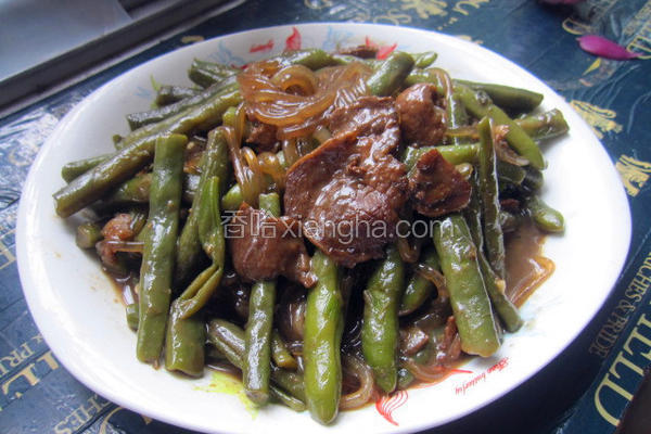 紫芸豆炖粉条