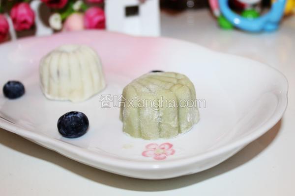 抹茶冰皮月饼