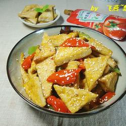 茄汁甜辣脆皮豆腐的做法[图]
