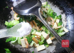 开洋香干炒青菜的做法图解8
