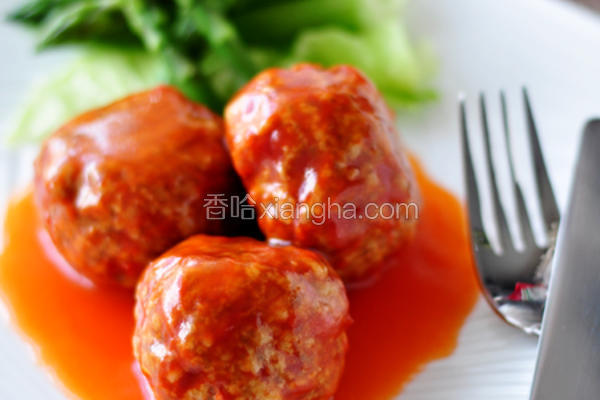 瑞典风味茄汁肉丸
