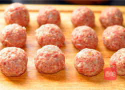 瑞典风味茄汁肉丸的做法图解4