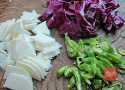 包菜凉薯片的做法图解2