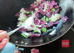 包菜凉薯片的做法图解4