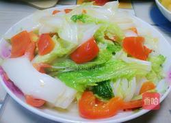 甜椒炒白菜的做法图解8
