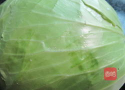 蚝油翡脆包菜卷的做法图解1