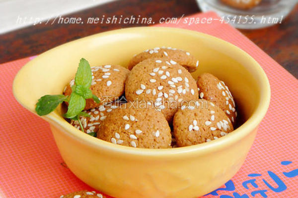 杂粮芝麻小饼