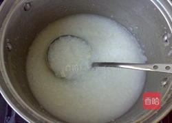 核桃猪肝粥的做法图解2