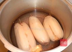 玫瑰蜜汁糯米藕的做法图解5