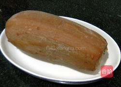 玫瑰蜜汁糯米藕的做法图解6