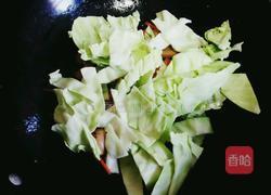 虾米炒包菜的做法图解7