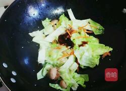 虾米炒包菜的做法图解10