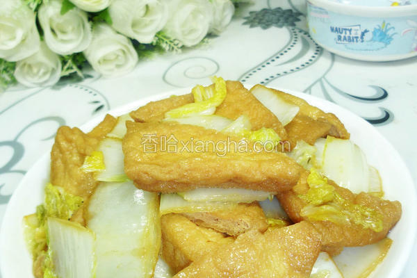娃娃菜炒大油方